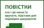 Повістки: хто і де може їх вручати. Роз’яснення від юристів системи безоплатної правової допомоги