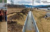 На 7-кілометровій ділянці першої на Буковині цементобетонної дороги будуть доволі складну та розгалужену систему водовідведення